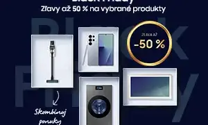Black Friday 2025 zľavy až 40% na Samsung.sk