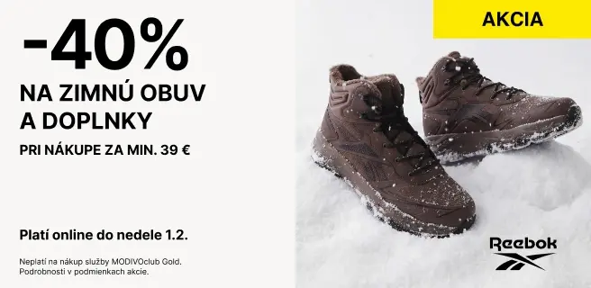 Zimná obuv, tašky, kufre a batohy so zľavou -40% na CCC.eu