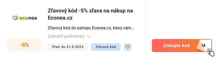 Ako využiť zľavový kód Econea.cz