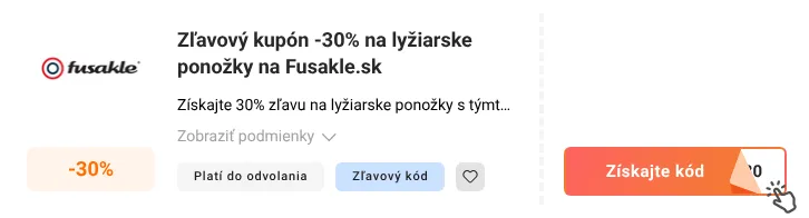 Ako využiť zľavový kód Fusakle.sk