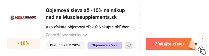 Ako využiť zľavový kupón Musclesupplements.sk
