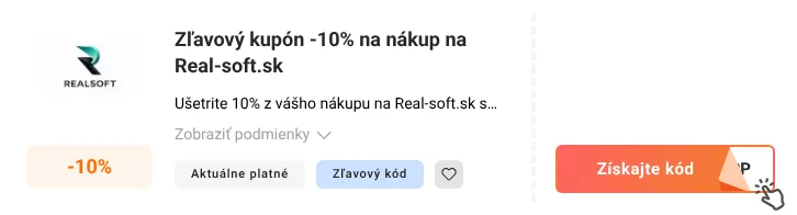 Ako využiť zľavový kupón Real-soft.sk
