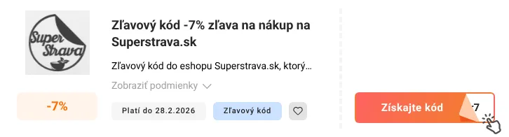 Ako využiť zľavový kupón Superstrava.sk