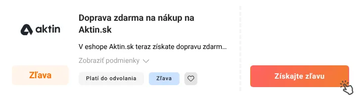 Ako využiť zľavu Aktin.sk