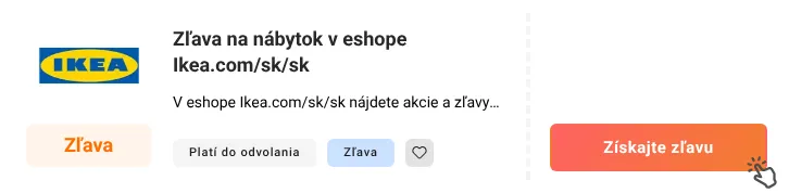 Ako využiť zľavu Ikea.com
