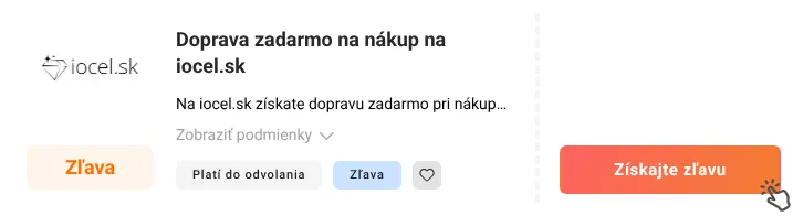 Ako využiť zľavu Iocel.sk