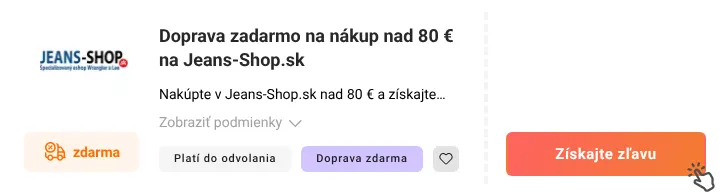 Ako využiť zľavu Jeans-shop.sk