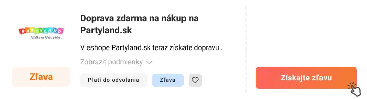 Ako využiť zľavu Partyland.sk