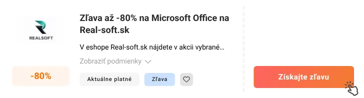Ako využiť zľavu Real-soft.sk