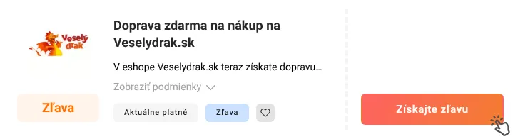 Ako využiť zľavu Vesely-drak.sk